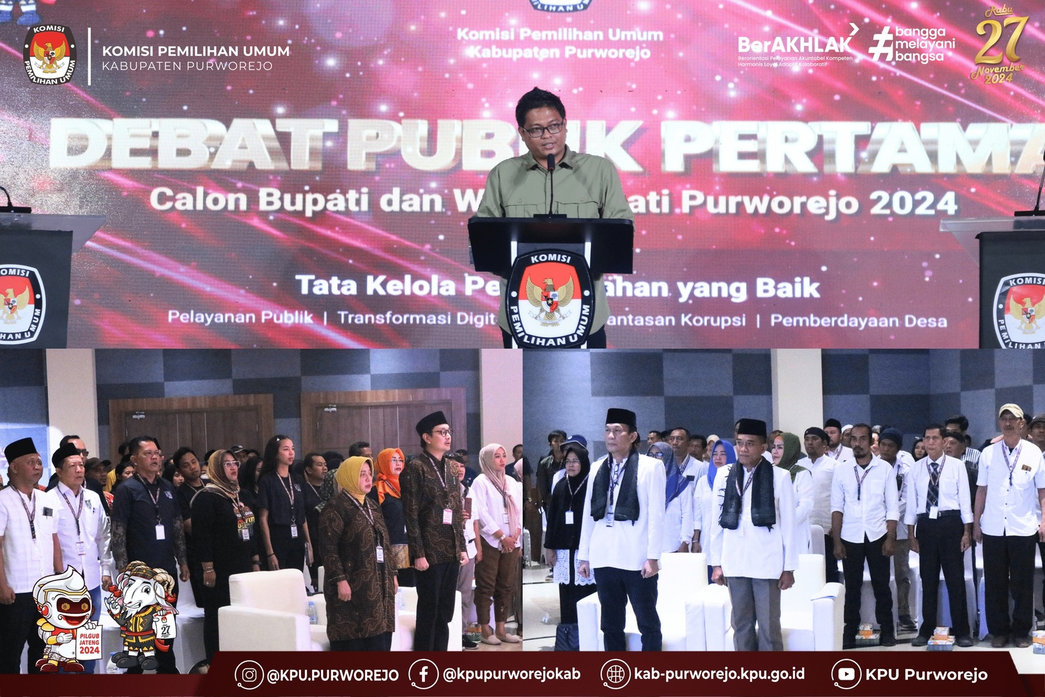 DEBAT KANDIDAT CALON BUPATI DAN WAKIL BUPATI TAHUN 2024